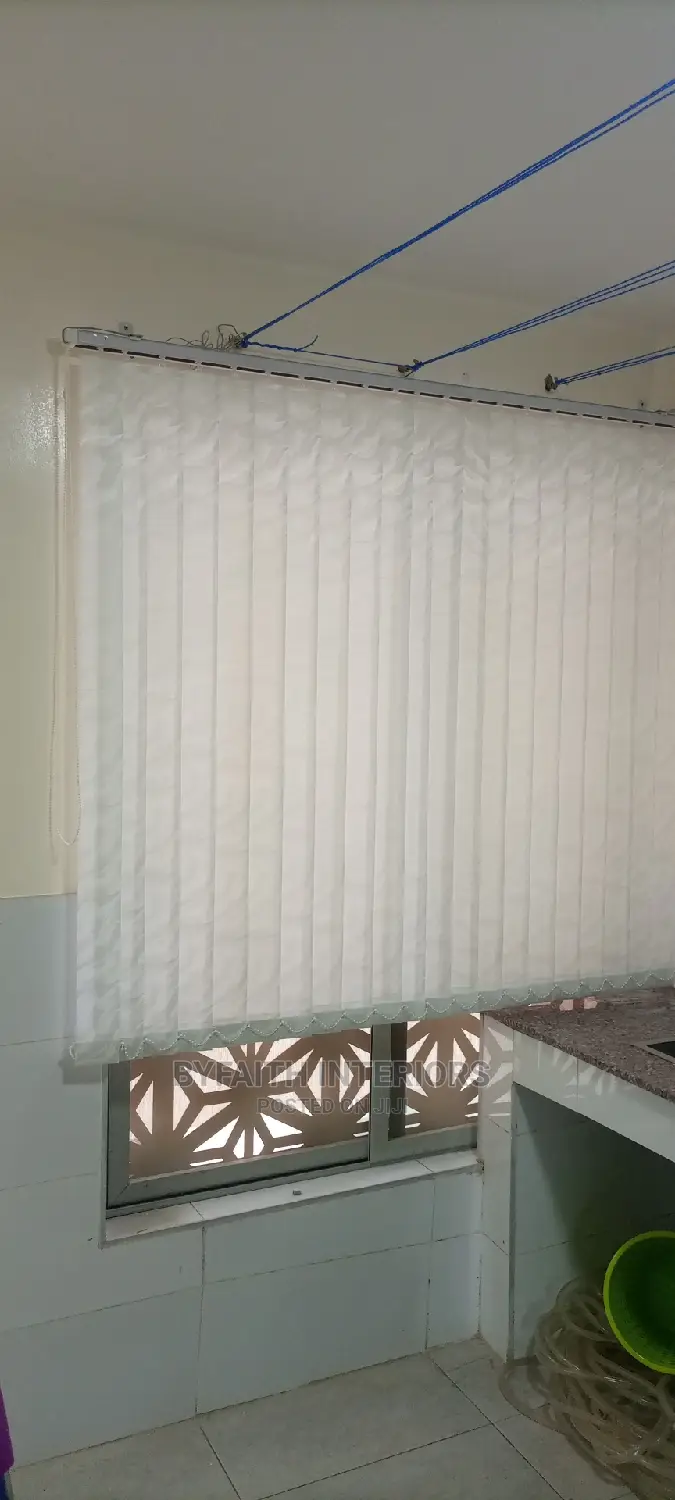 White Office Curtains