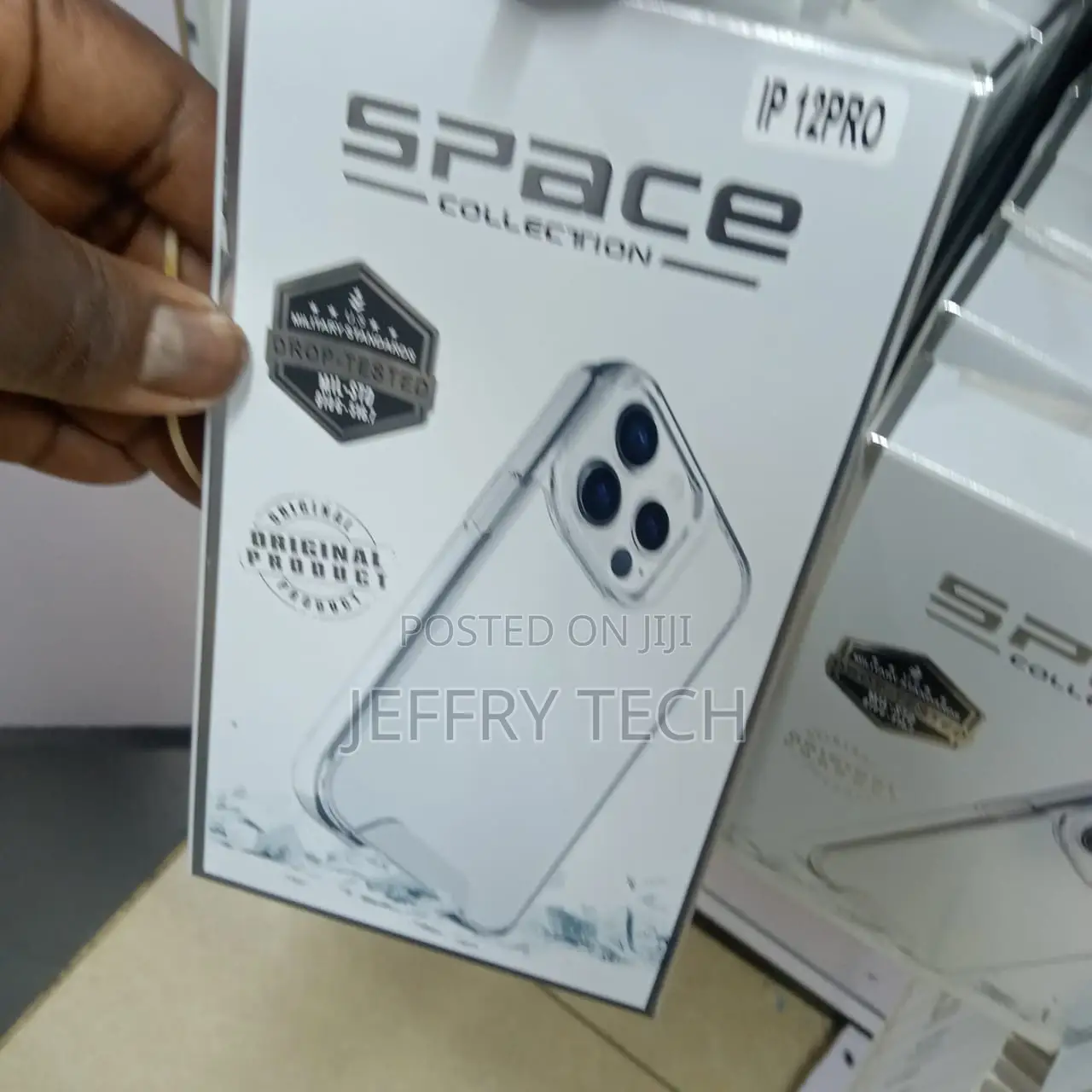 Space Clear Transparent Cover for iPhone 12 Pro
