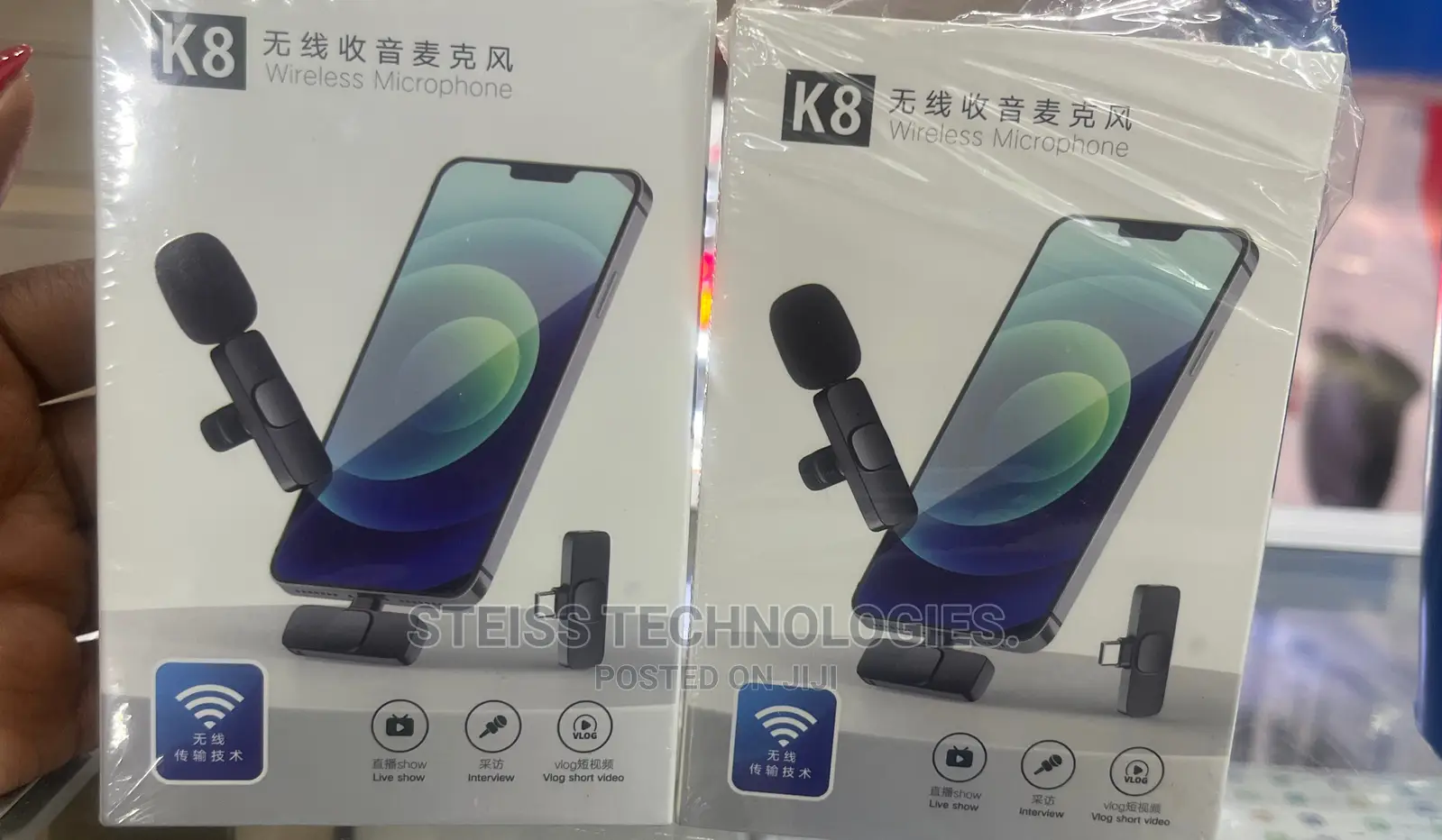 Wireless iPhone/Type C Microphone