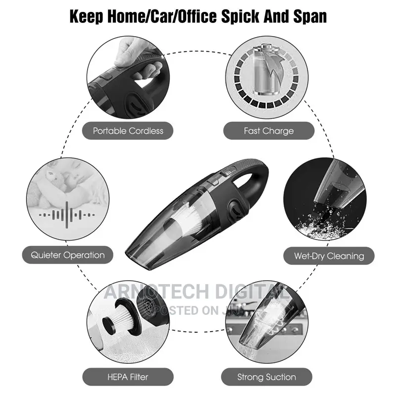 Wet Dry Wireless Vacuum Cleaner