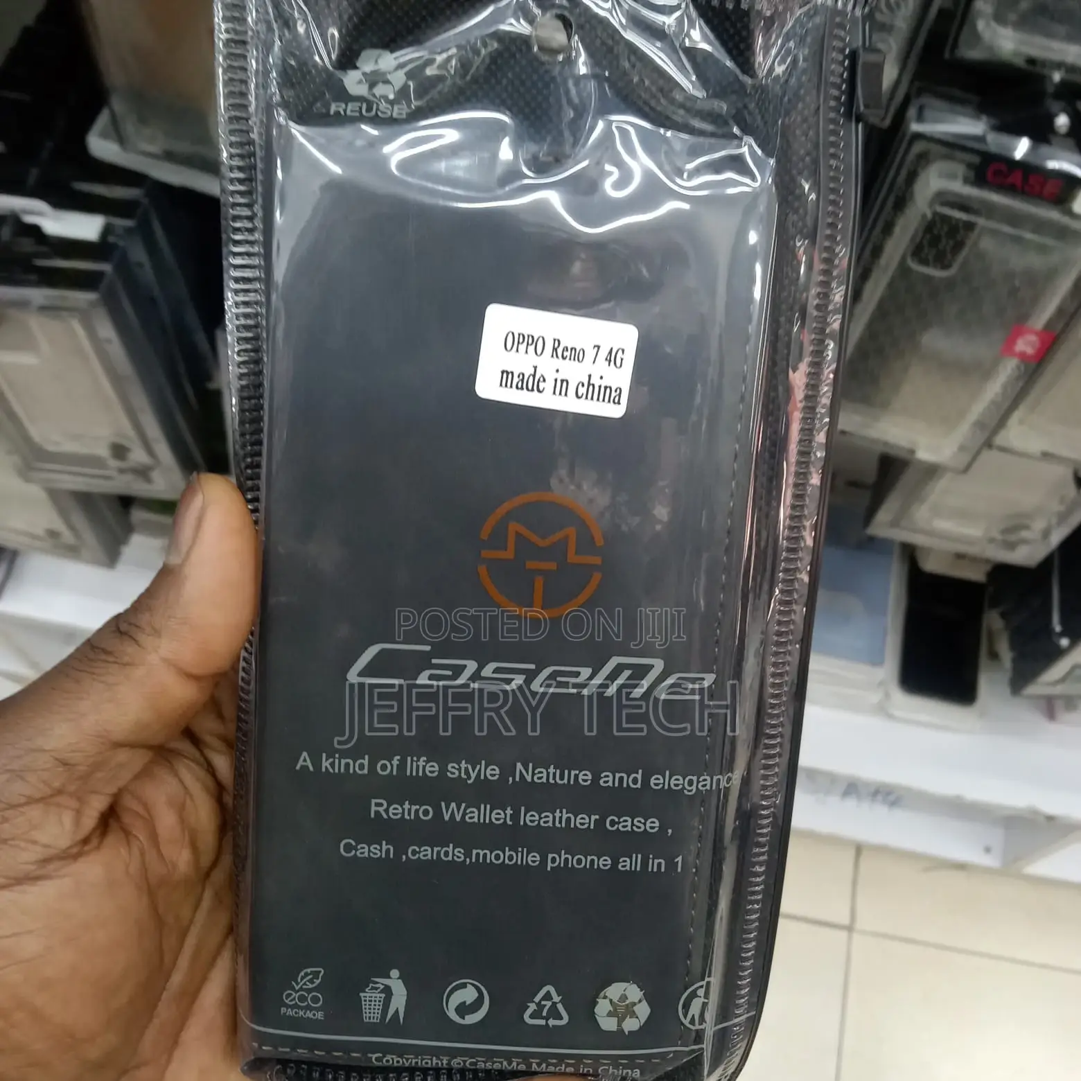 Caseme Oppo Reno 7 4G Flip Case