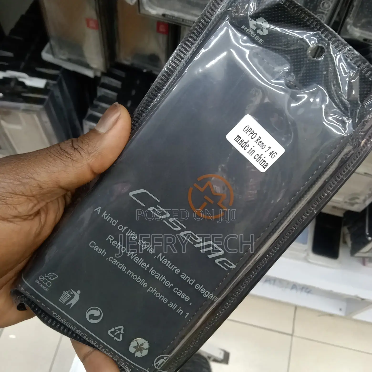 Caseme Oppo Reno 7 4G Flip Case