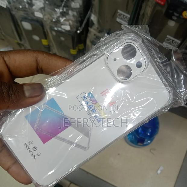 iPhone 14 Transparent Case With Shock Proof Bumps - main view