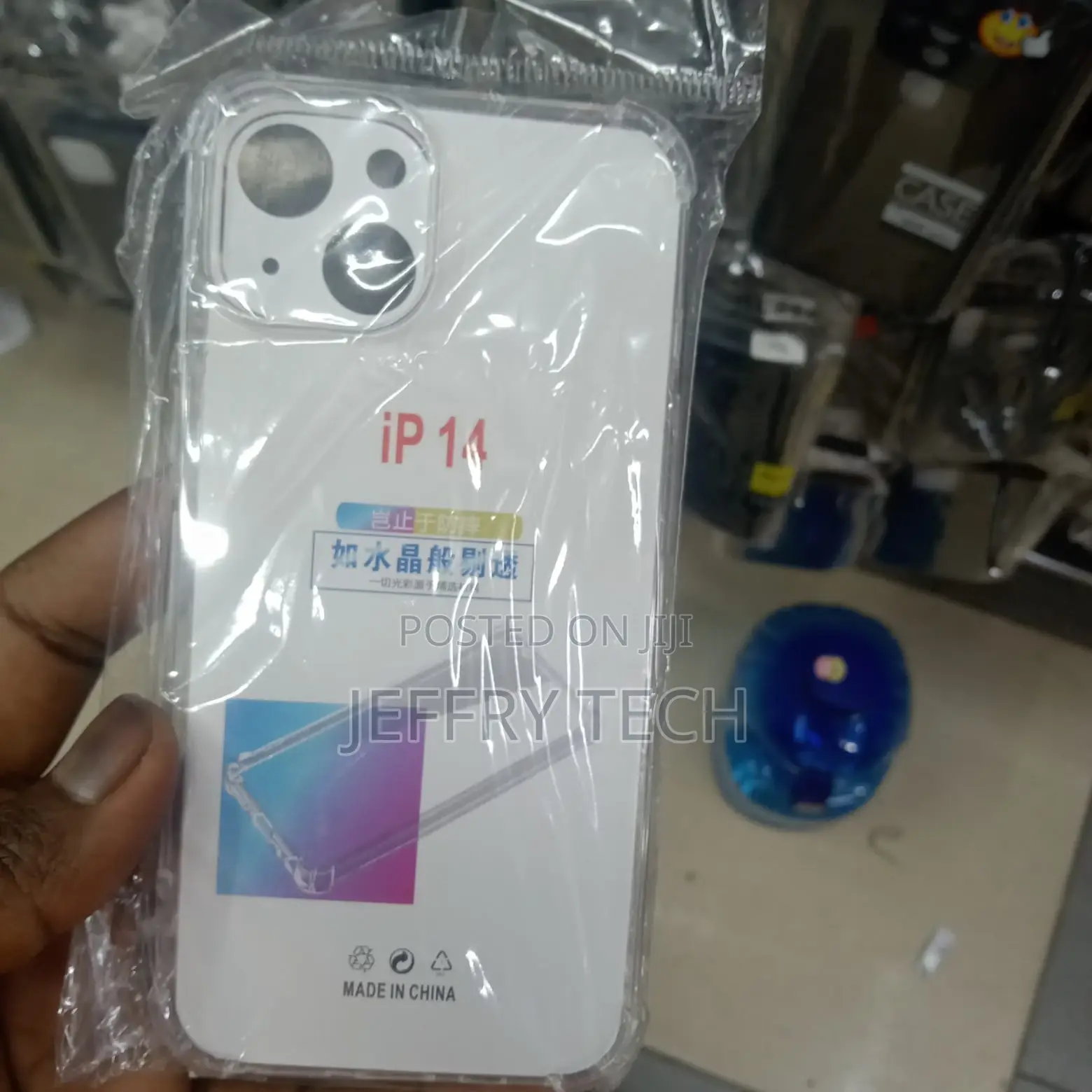 iPhone 14 Transparent Case With Shock Proof Bumps
