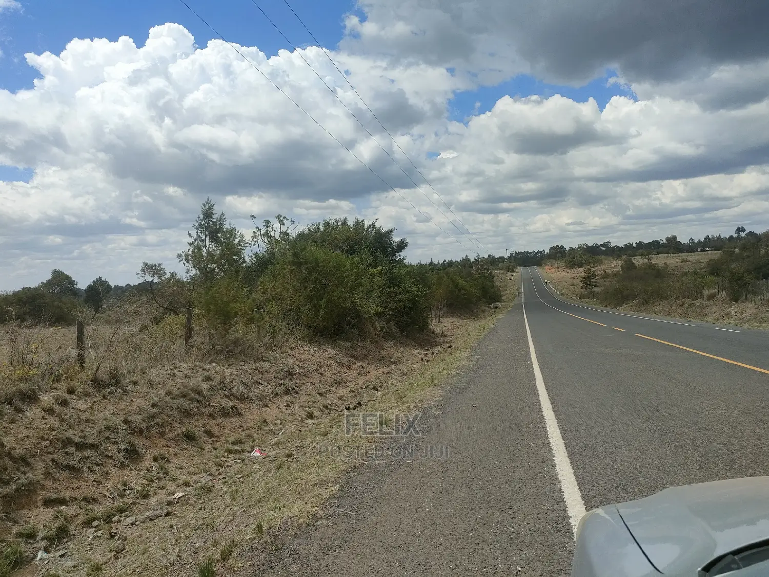 2 Acres Narumoru/Blueline Rongai Touching Main Tarmac