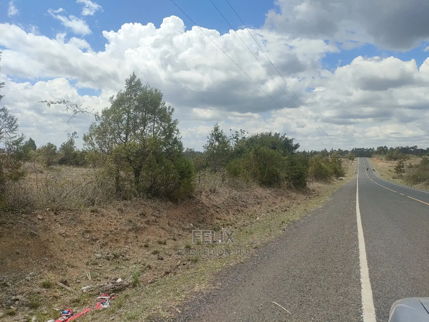 2 Acres Narumoru/Blueline Rongai Touching Main Tarmac