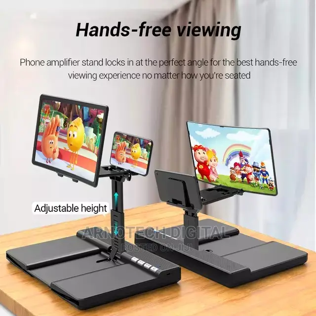 L21 Foldable Phone Screen Magnifier With Bluetooth Speaker