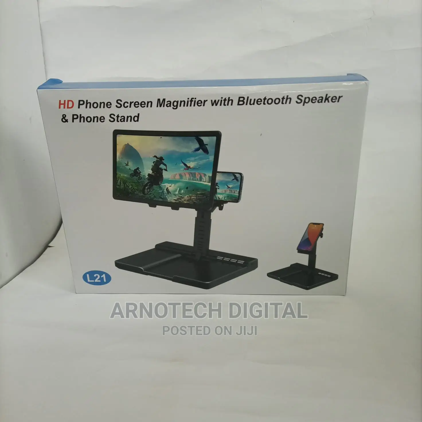 L21 Foldable Phone Screen Magnifier With Bluetooth Speaker