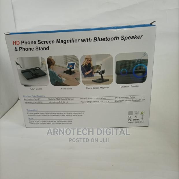 L21 Foldable Phone Screen Magnifier With Bluetooth Speaker - thumbnail 3