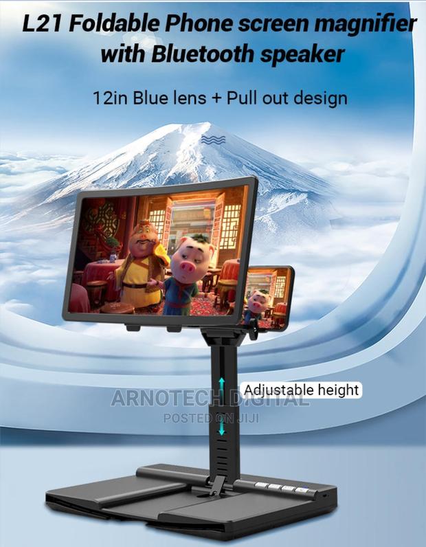 L21 Foldable Phone Screen Magnifier With Bluetooth Speaker - main view