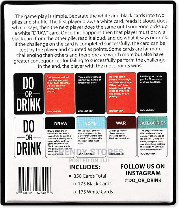 Do or Drink Party Card Game - thumbnail 4