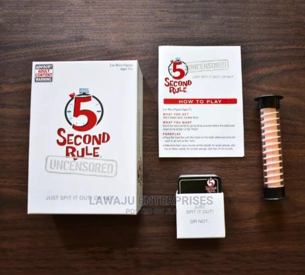 5 Second Rule Uncensored Party Game - thumbnail 3