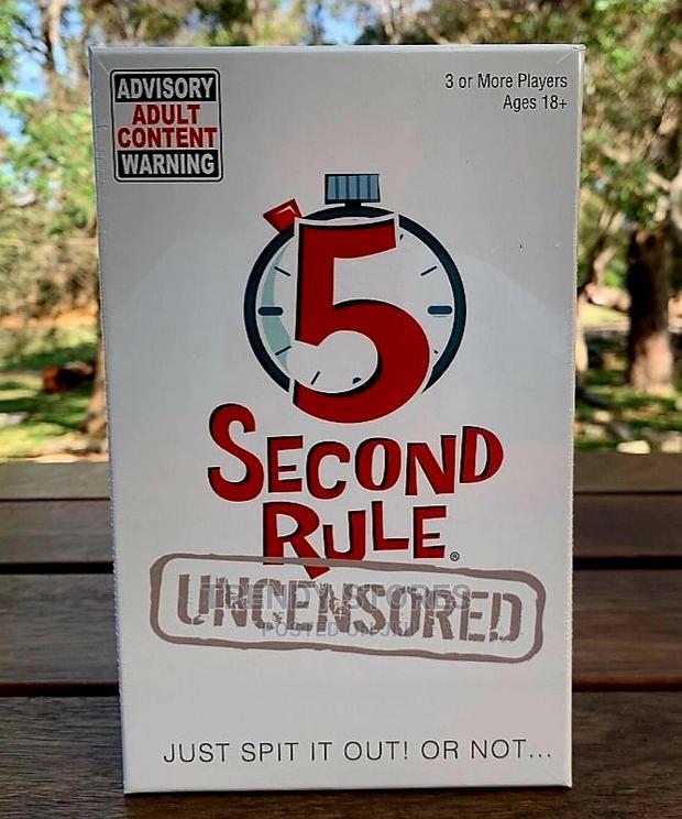 5 Second Rule Uncensored Thinking Party Game - main view