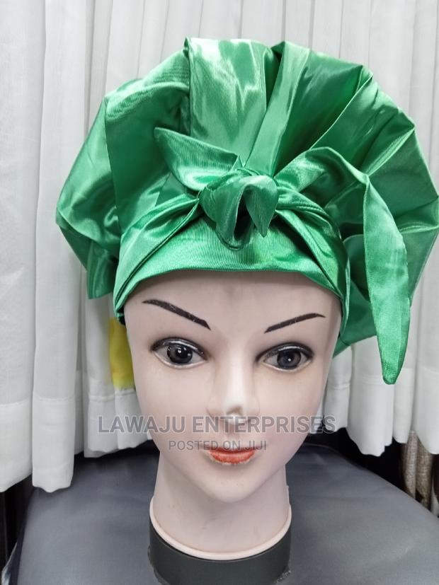 Comfy Knot Tied Satin Bonnet - main view