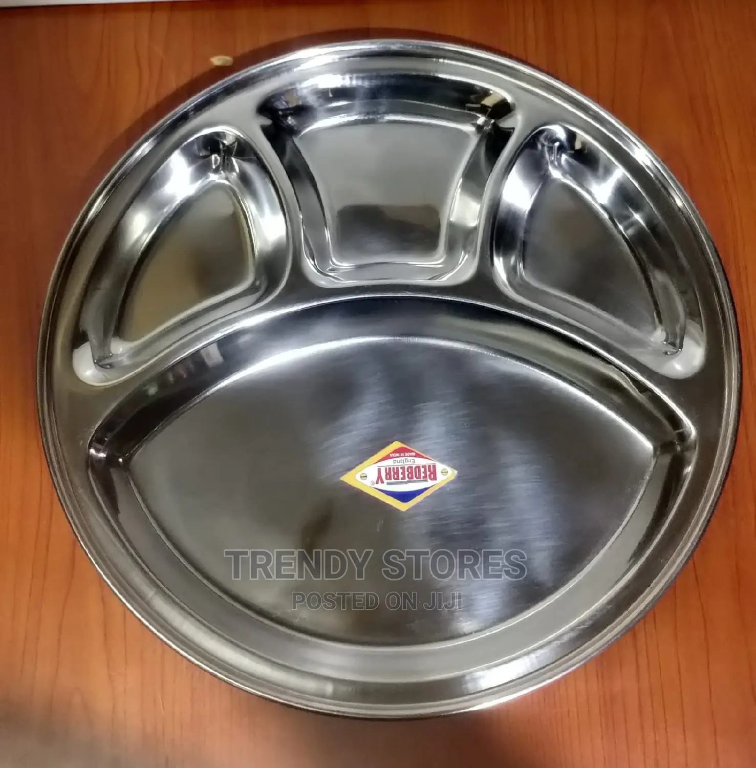Redberry Stainless Steel Round Partition Plate 30cm/12"
