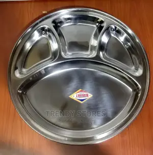 Redberry Stainless Steel Round Partition Plate 30cm/12"
