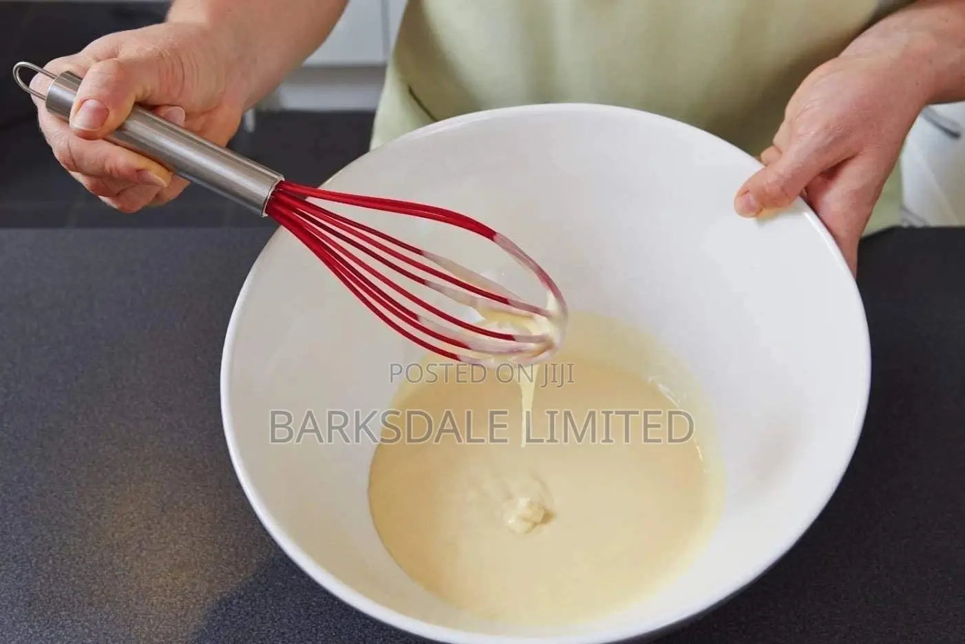 Silicone Whisk High Heat Resistant Stainless Steel Non-Stick
