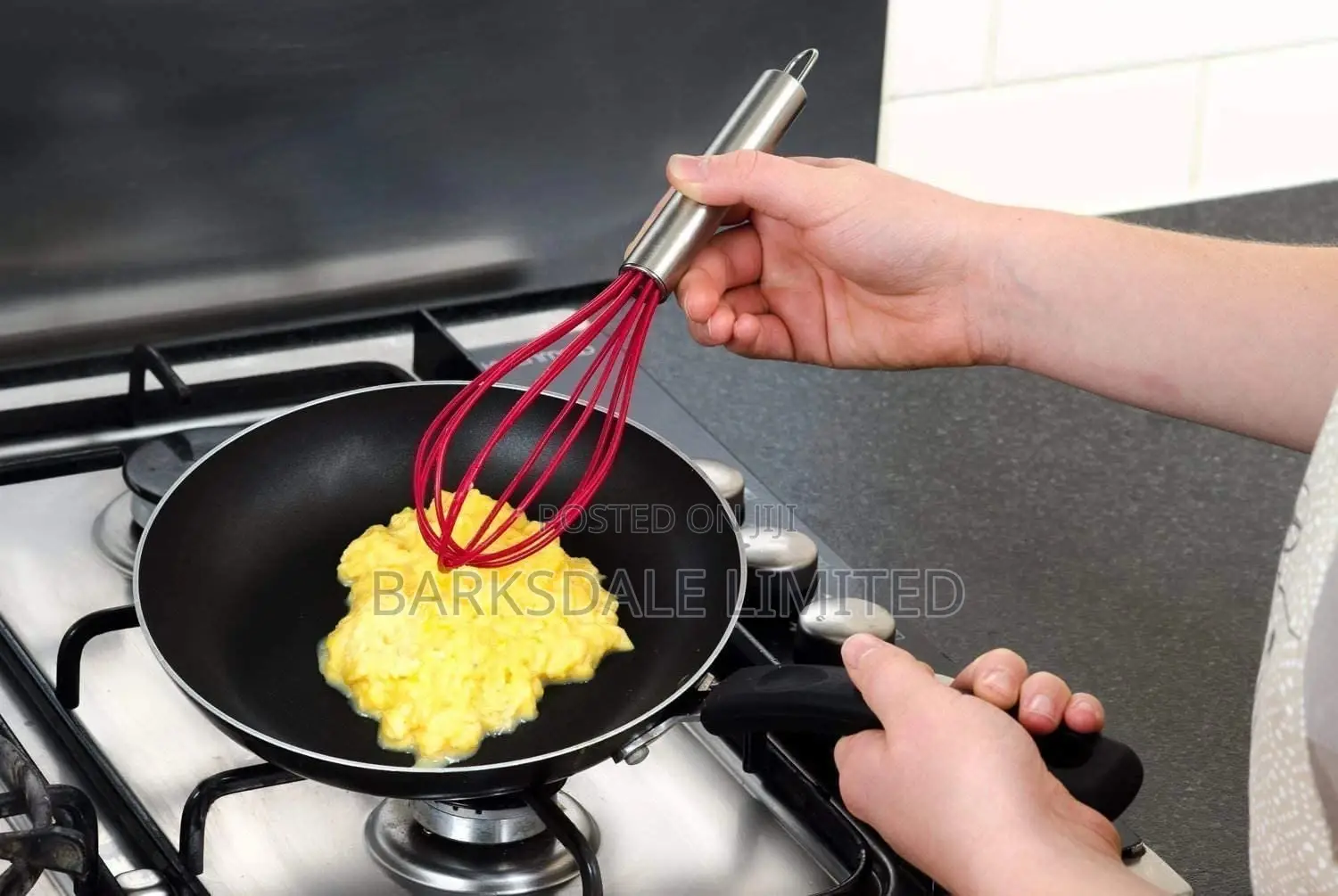Silicone Whisk High Heat Resistant Stainless Steel Non-Stick