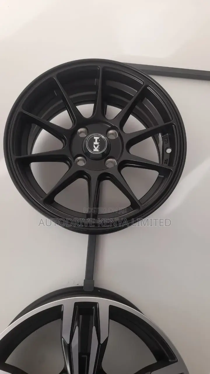 Size 15*4 Offset Black Rims