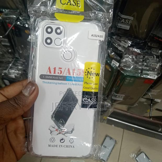 Oppo A15 Transparent Case With Shock Proof Bumps - thumbnail 2