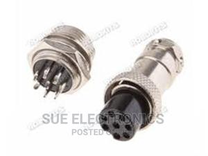 8PIN Male Female Panel Metal - thumbnail 2