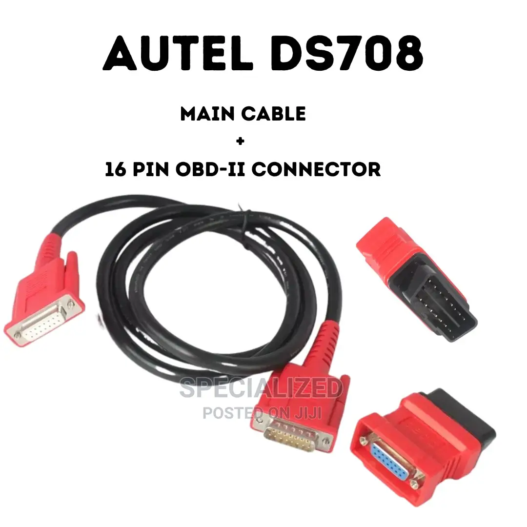 Autel Ds708 Main Car Diagnosis Cable and OBD-II Connector