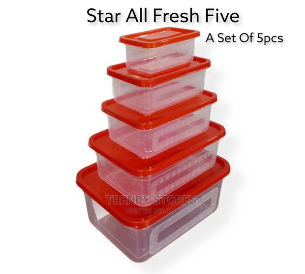 Set Of 5pcs Storage Containers - main view