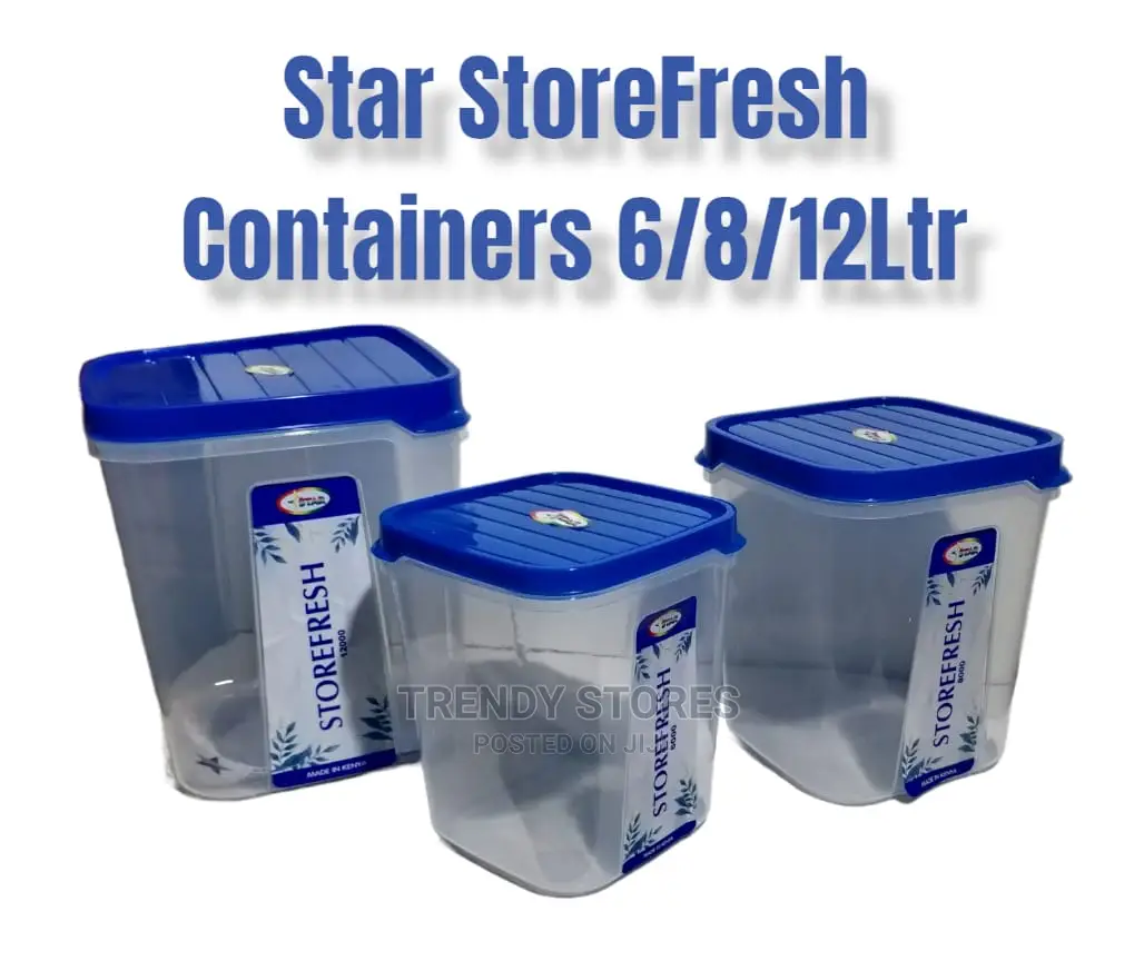 Star Storefresh Three Pcs Set Container 6/8/12ltrs.