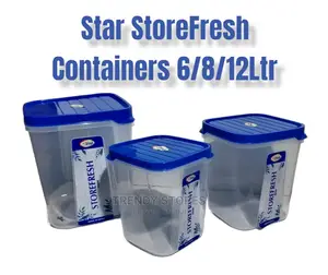 Star Storefresh Three Pcs Set Container 6/8/12ltrs.