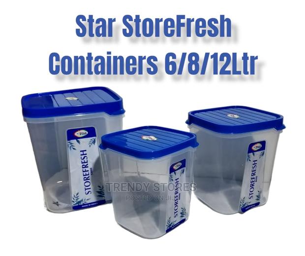 Star Storefresh Three Pcs Set Container 6/8/12ltrs. - main view