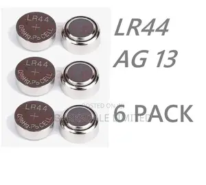 LR44 AG13 Silver Oxide Button Battery 1.5V X 5