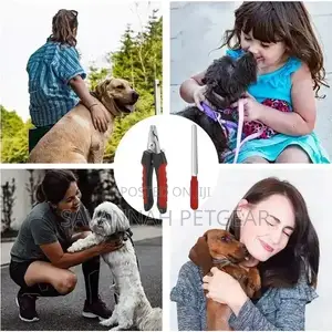 Professional Nail Trimmer for Dogs + Dog Nail File