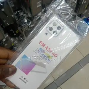 Samsung A22 4G Transparent Case With Shock Proof Bumps