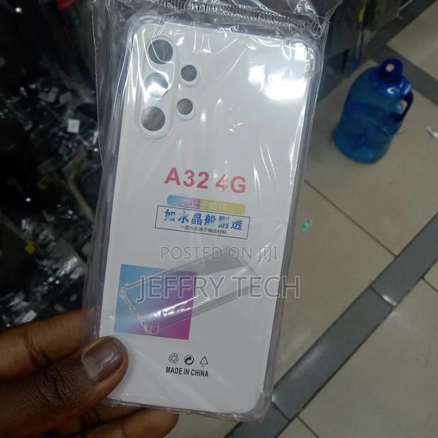 Samsung A32 4G Core Transparent Case With Shockproof Bumps