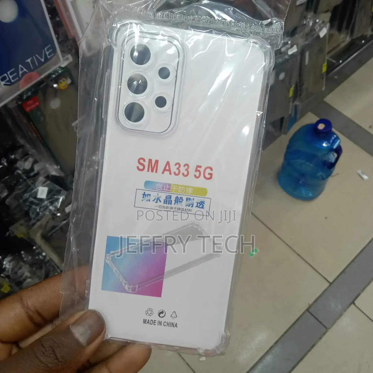 Samsung A33 5G Transparent Case With Shock Proof Bumps