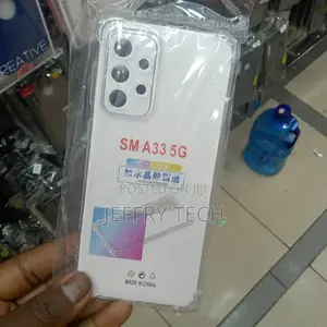 Samsung A33 5G Transparent Case With Shock Proof Bumps