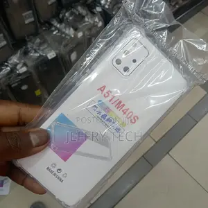 Samsung A51/M40s Transparent Case With Shock Proof Bumps