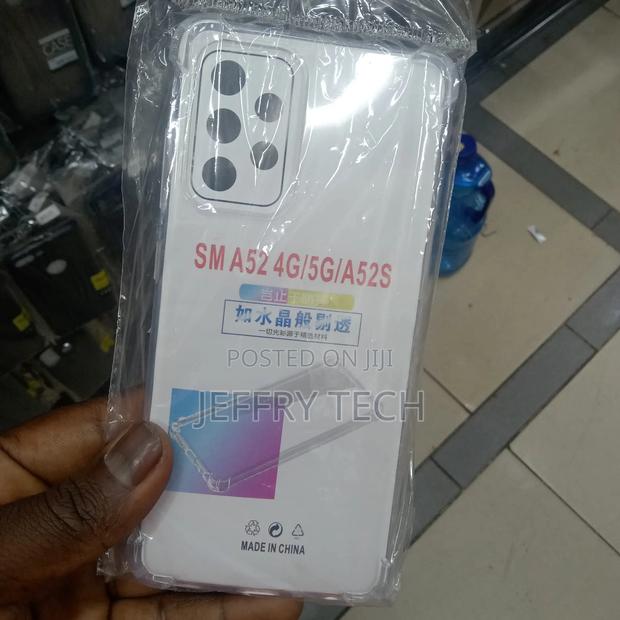 Samsung A52 4g/5g/A52s Transparent Case With Shockproof Bump - main view