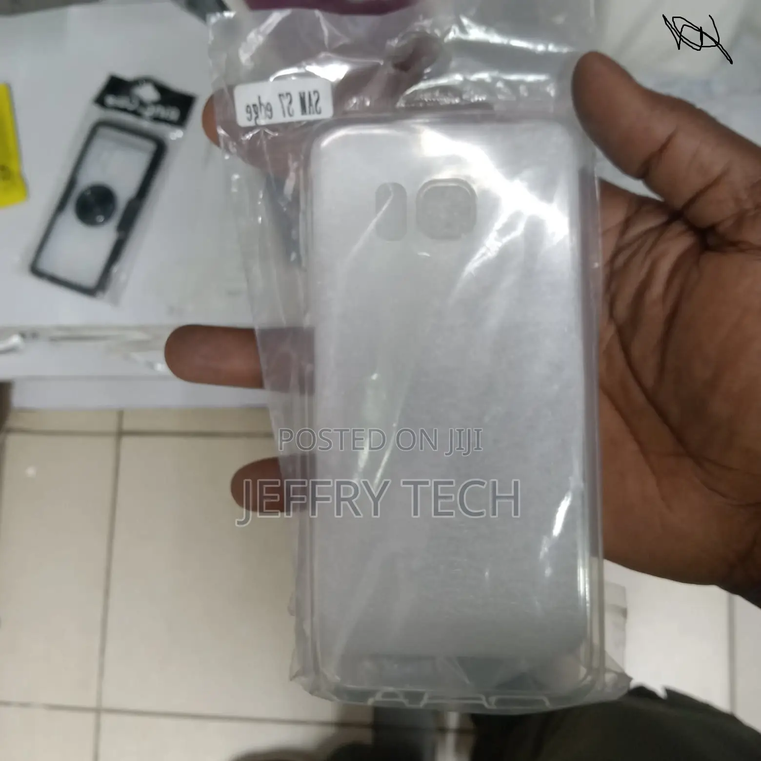 Clear Transparent Case for Samsung S7 Edge