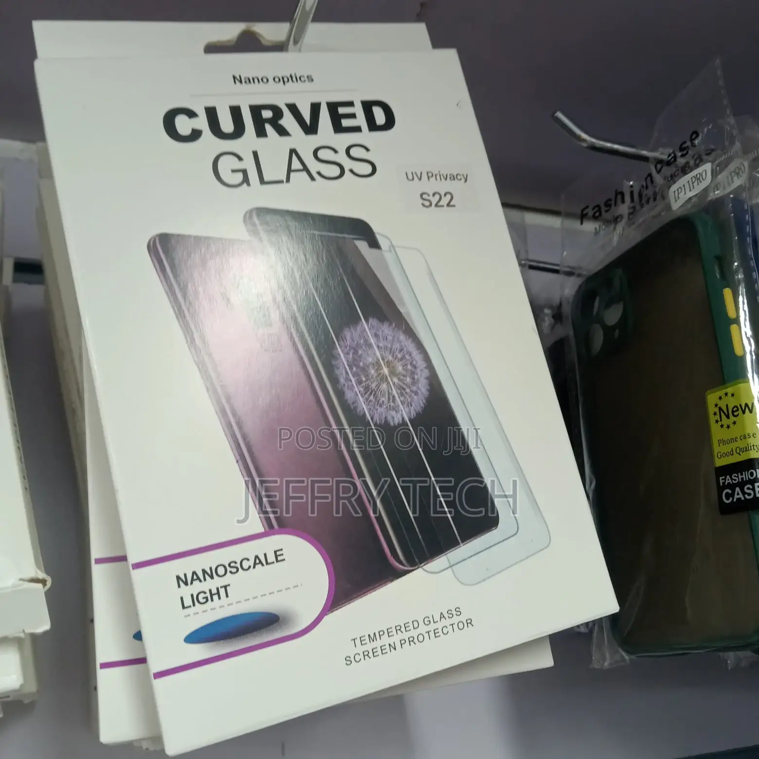 Uv Privacy Curved Tempered Glass for Samsung S22