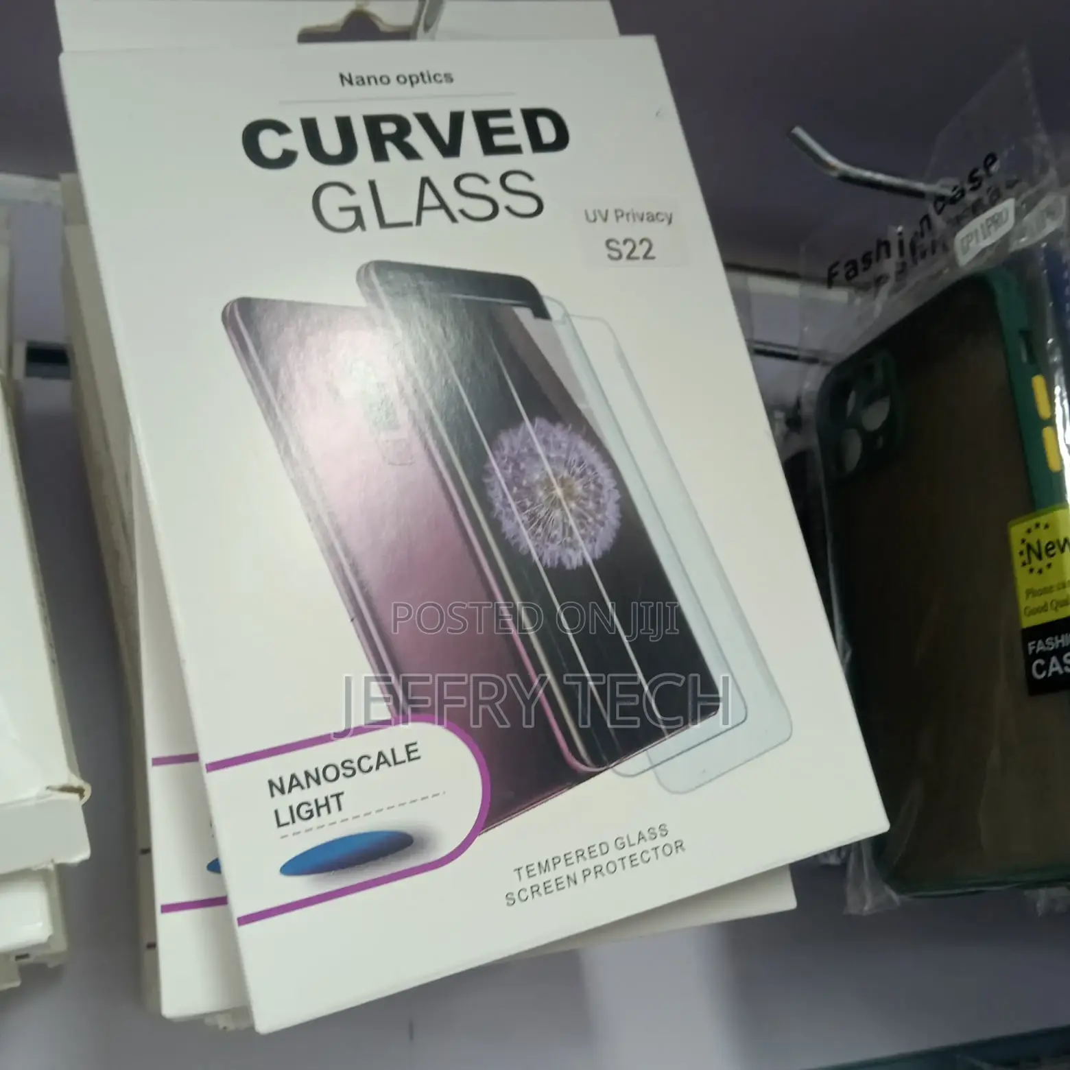 Uv Privacy Curved Tempered Glass for Samsung S22