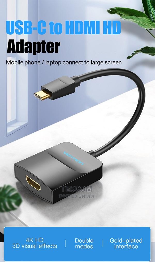 Vention Type-C to HDMI Adapter 0.15M Black Abs Type