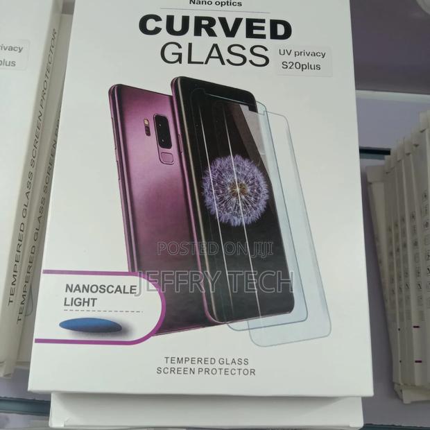 Uv Privacy Curved Tempered Glass for Samsung S20plus - main view