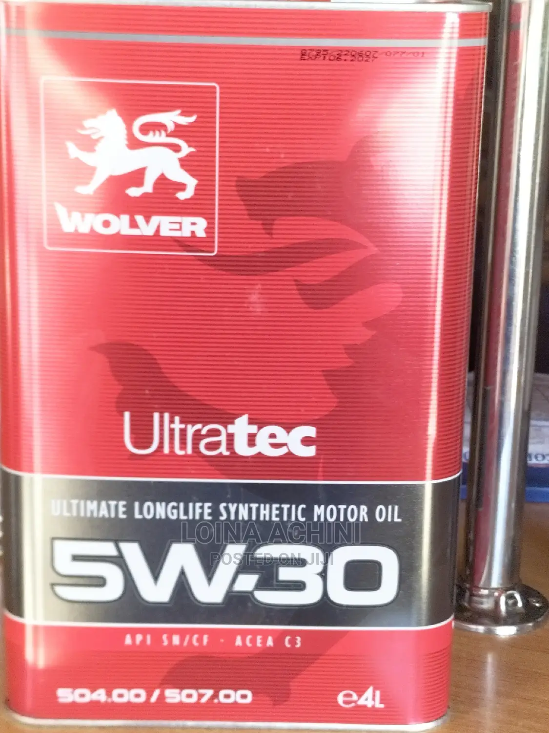 Fully Synthetic Wolver 5w-30 Engine Oil