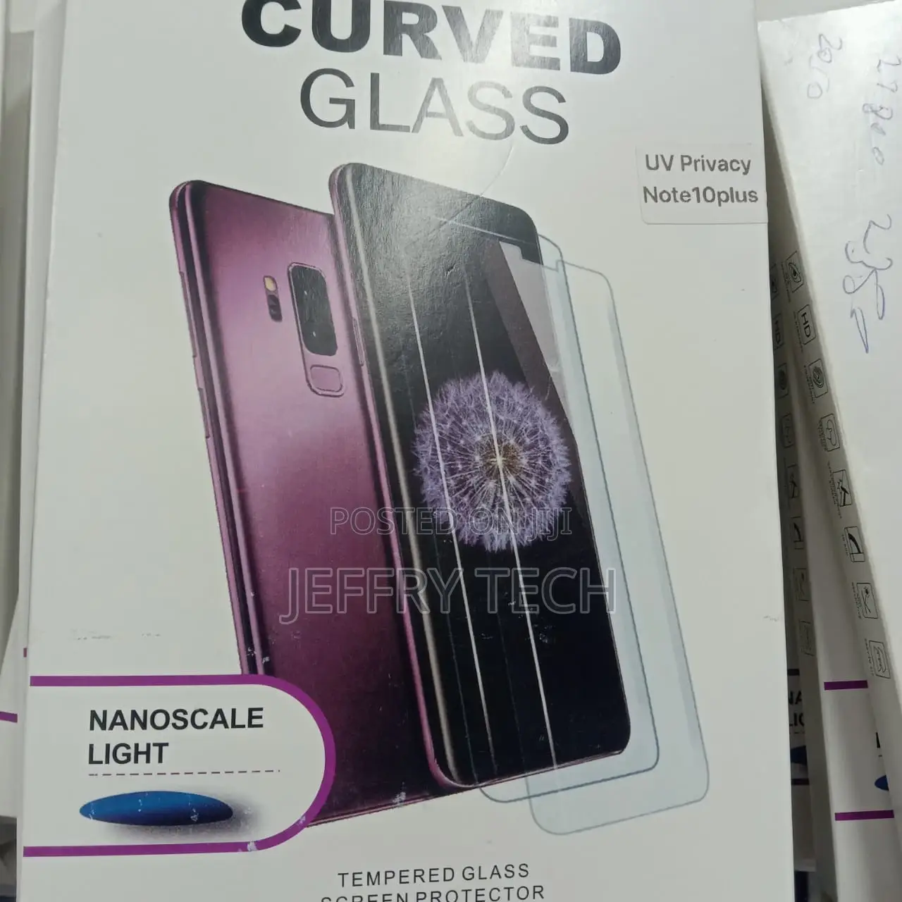 Uv Privacy Curved Tempered Glass for Sumsang Note10plus
