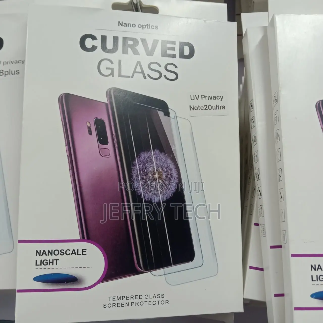 Uv Privacy Curved Tempered Glass for Samsung Note20ultra