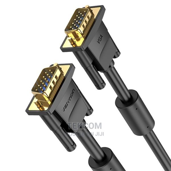 Vention Vga(3+6) Male to Male Cable With Ferrite Cores 1.5M