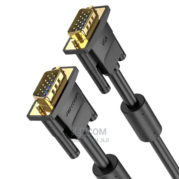 Vention Vga(3+6) Male to Male Cable With Ferrite Cores 1.5M