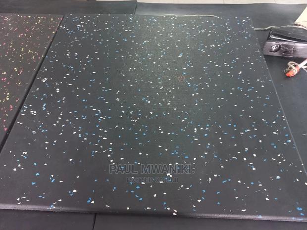 Rubber Gym Tiles. 500mm ×500mm ×15mm