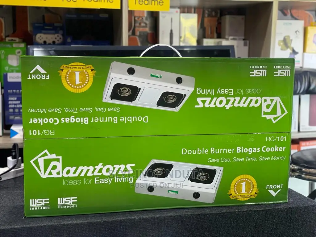 Ramtons Double Burner Biogas (New)